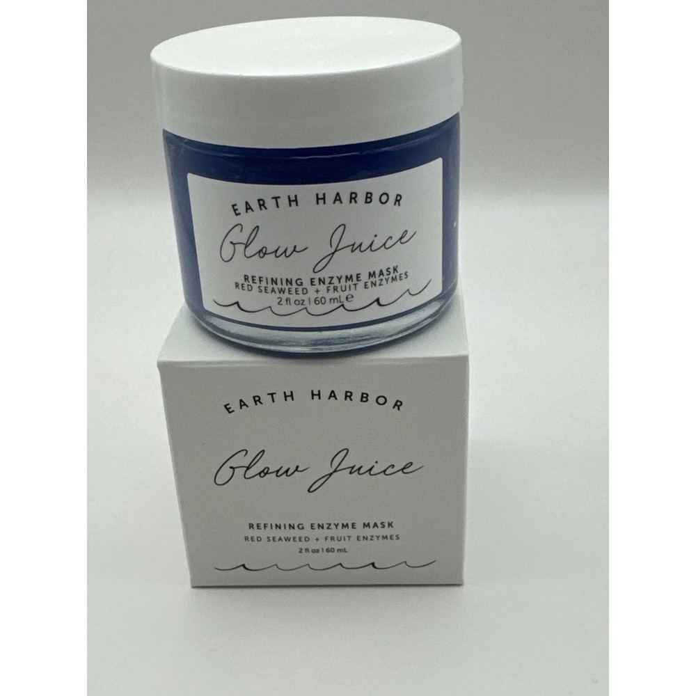 Earth Harbor Glow Juice Refining Enzyme‎ Mask Red Seaweed Fruit Enzymes 2 Oz
